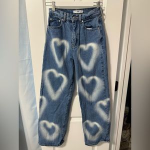 Adika Graffiti Heart Jeans